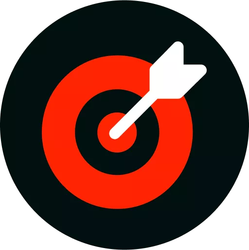 Иконка приложения с мишенью и стрелой